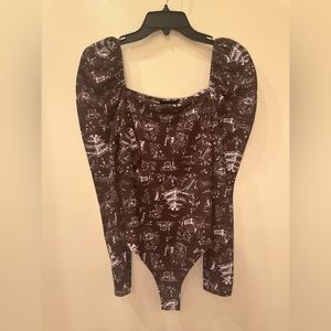 Pretty Little Thing Brown Bodysuit